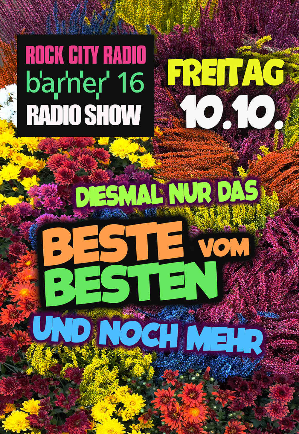 barner 16 Radio Show 9/2025 - Oktober Spezial