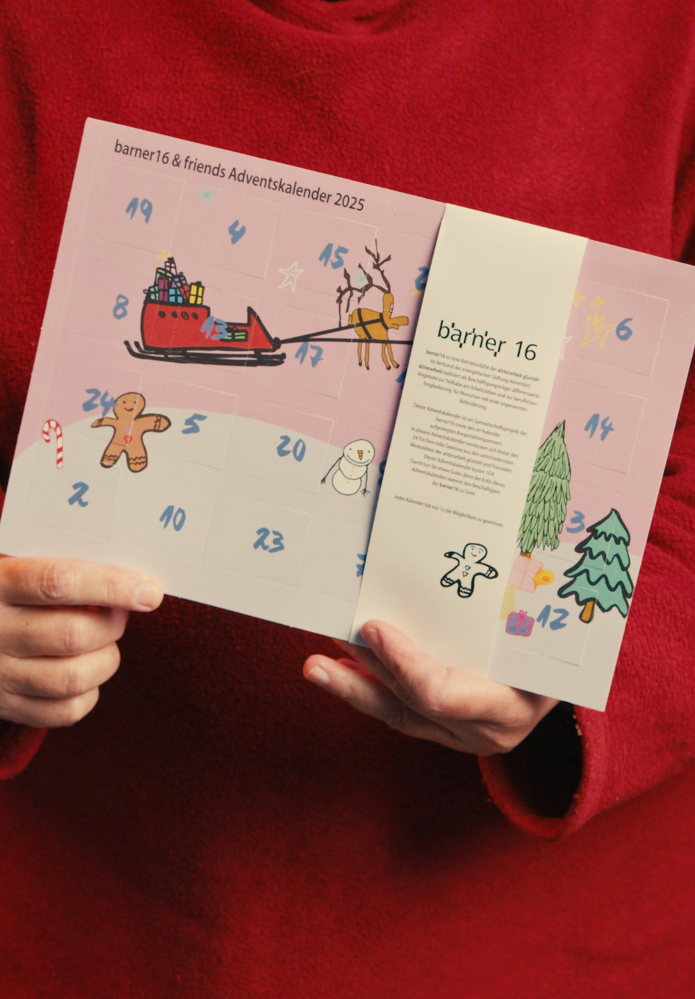 hier klicken für den Link zum Advents-Kalender im Online-Shop barner 16 & friends -Adventskalender 2025
