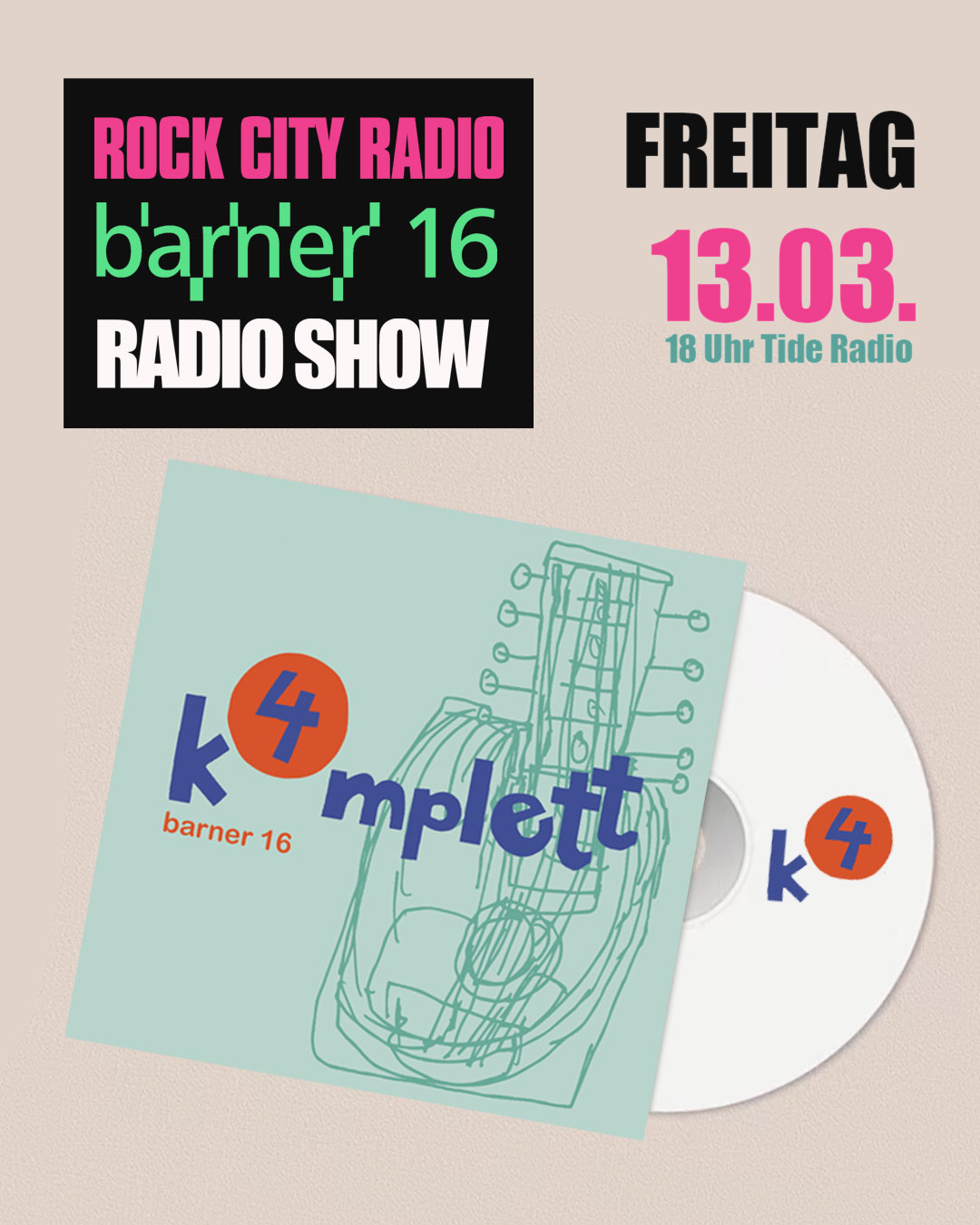 barner 16 Radio Show - März 2026